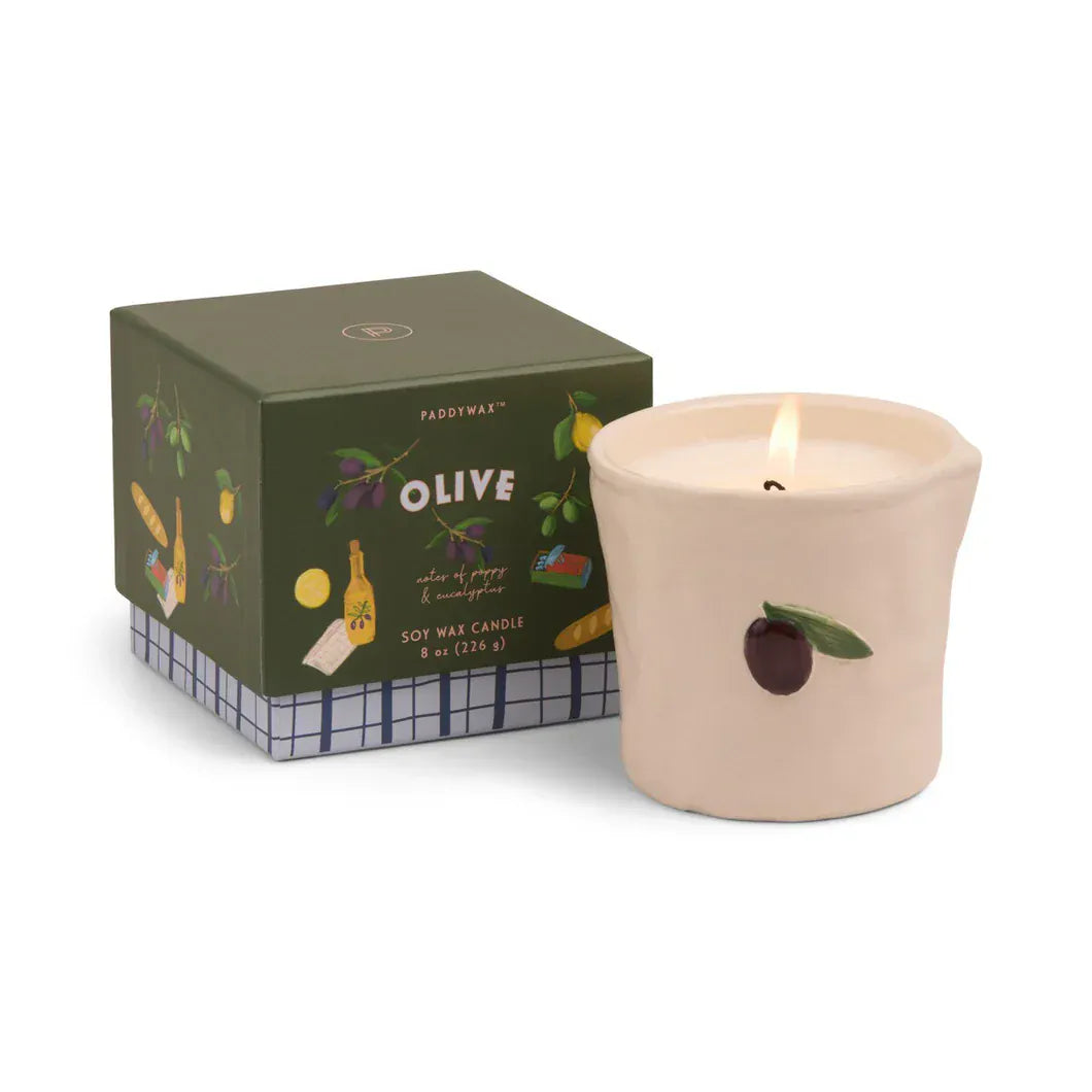 Paddy wax bistro Candles Olive LittleLintons