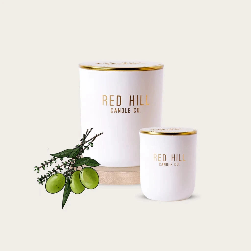 Red hill candle small Olive thyme LittleLintons