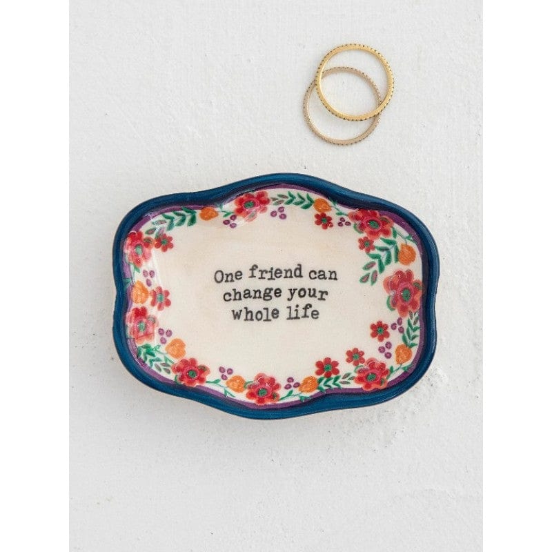 Trinket dishes One friend LittleLintons