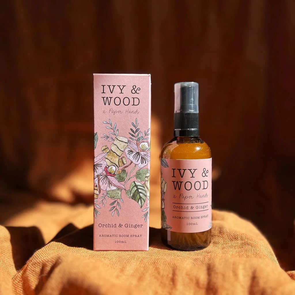 Ivy & Wood room sprays Orchid ginger Ivy & Wood