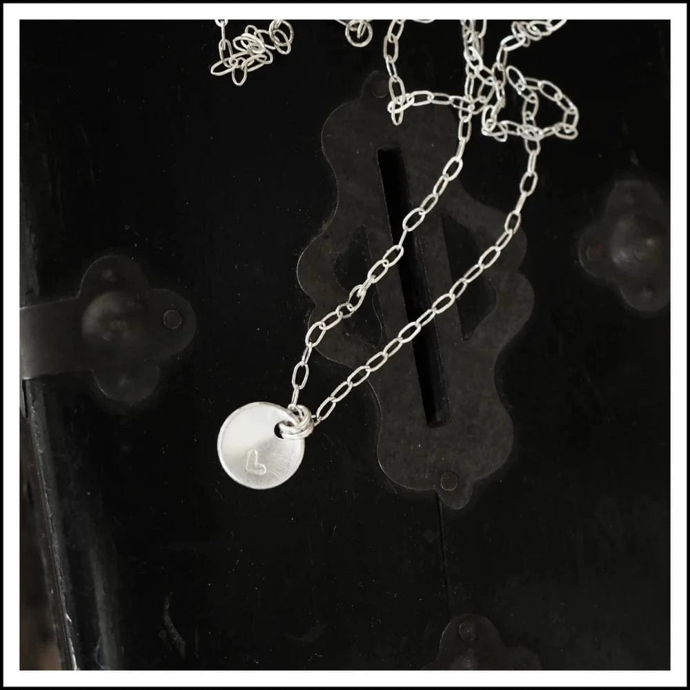 Paird disk necklace Paird