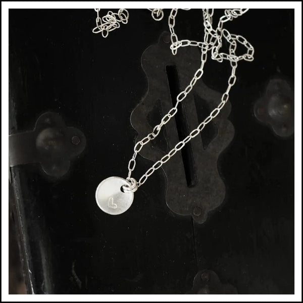 Paird disk necklace Paird