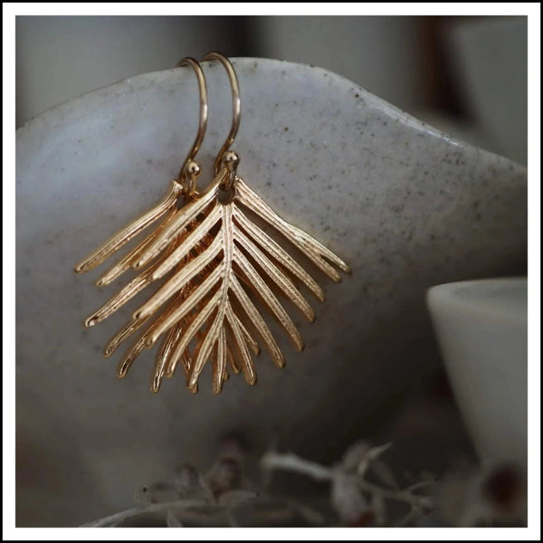 Paird  frond earrings Paird
