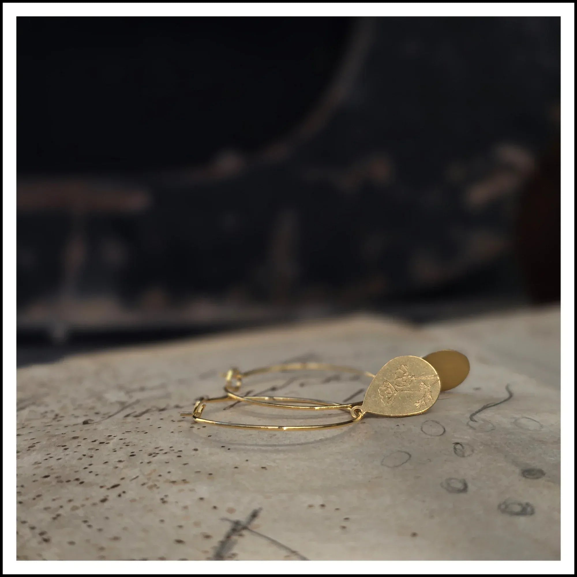 Paird native etchings hoops Paird