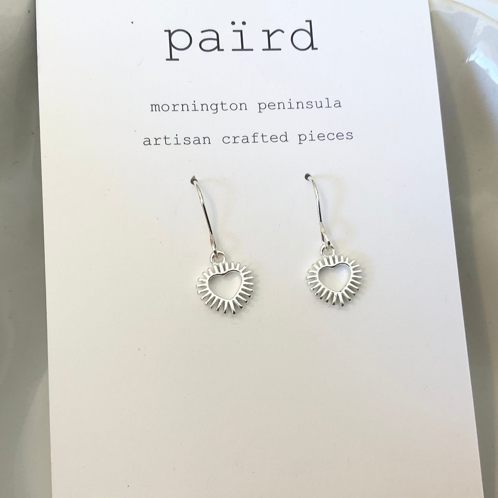 Paird Open heart earrings Paird