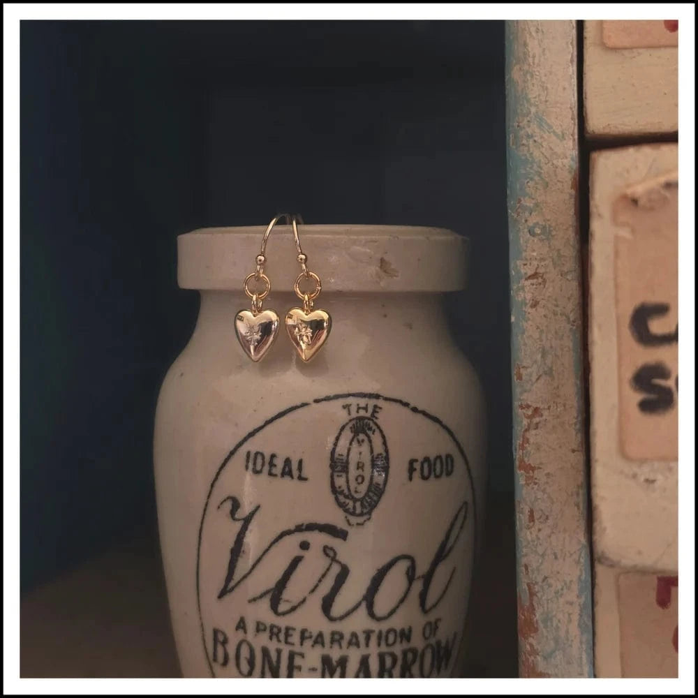 Paird  radiant heart earrings Paird