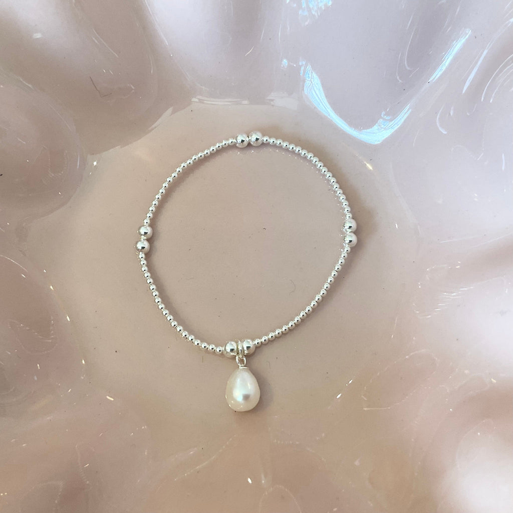 Silver  charm bracelets Pearl LittleLintons