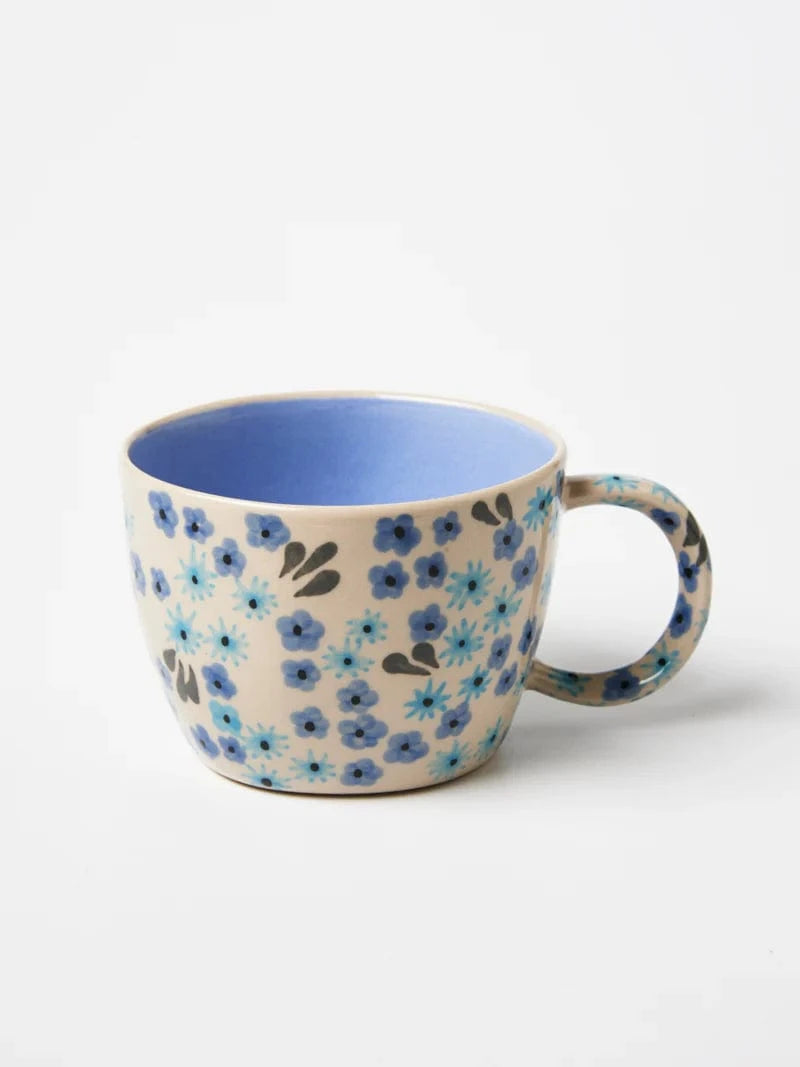 Ditsy cups Periwinkle LittleLintons