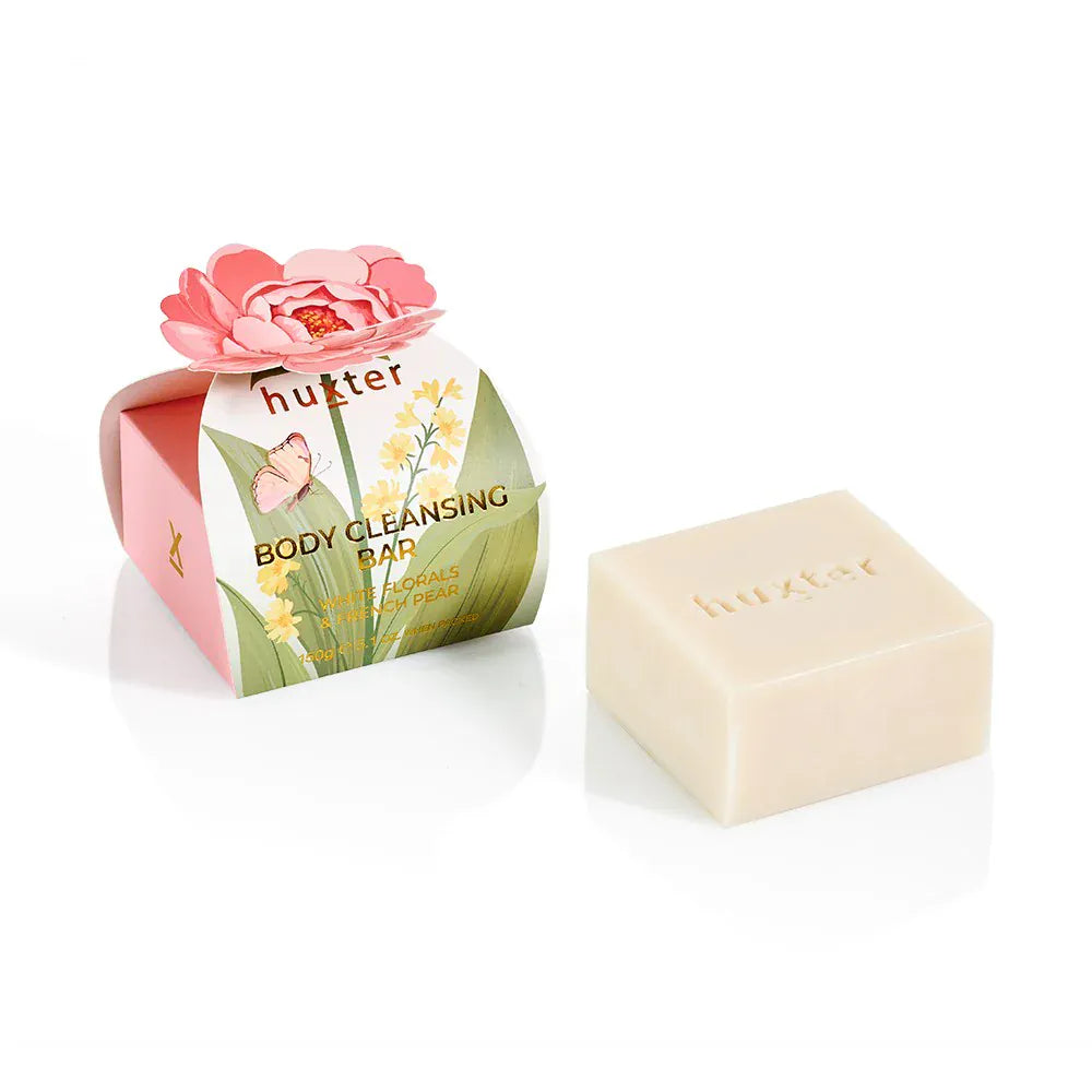Huxter Soap bar Pink flower Myrtle & Moss
