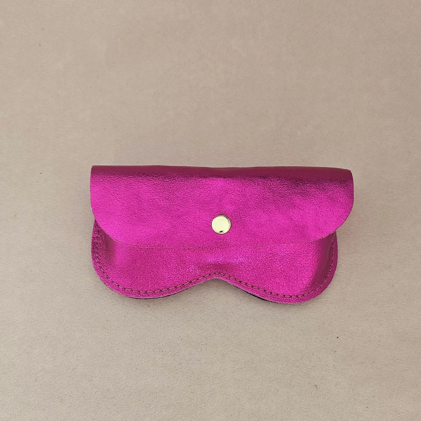 Leather glasses case Pink Kollab
