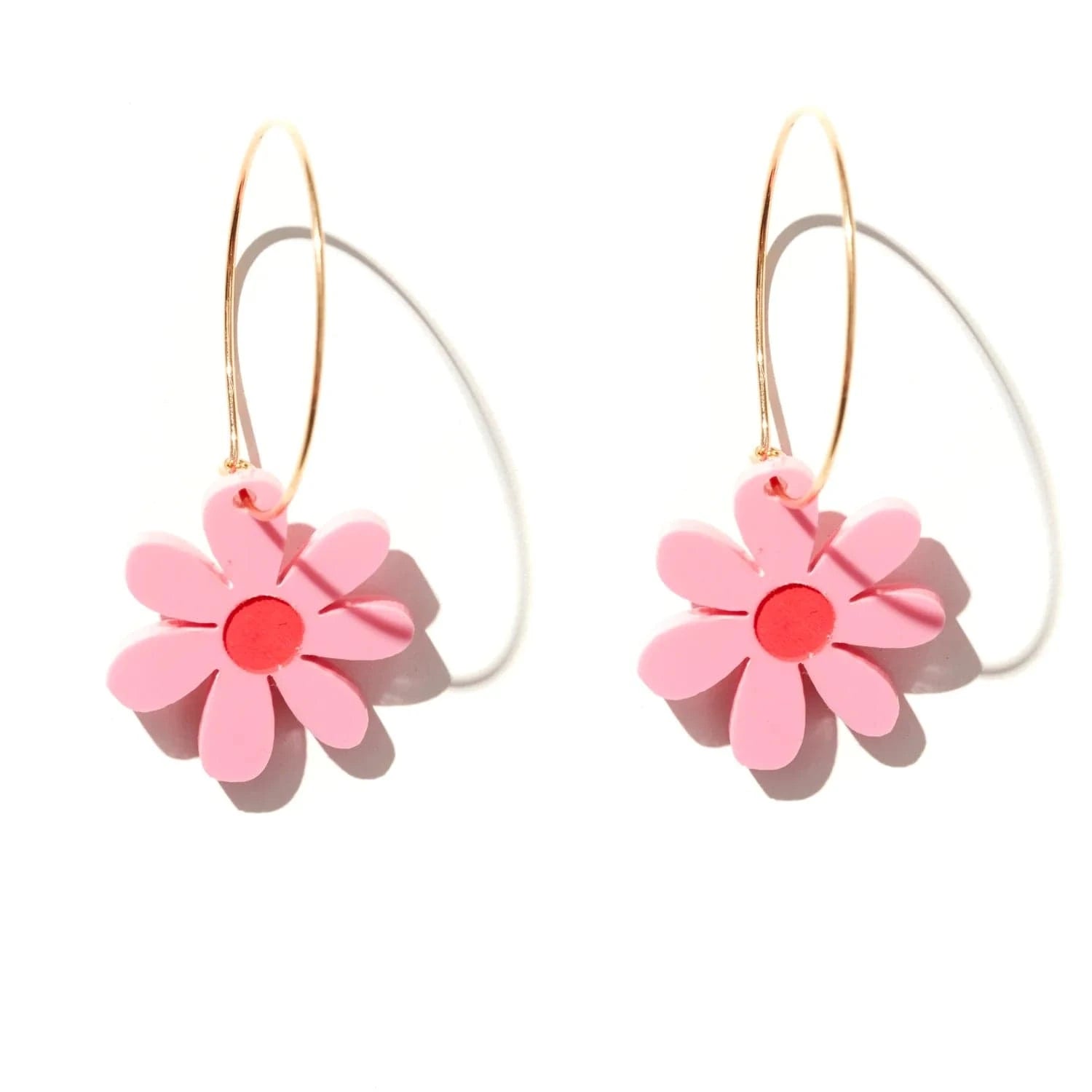 Emeldo daisies hoops Pink LittleLintons