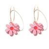 Emeldo daisies hoops Pink LittleLintons