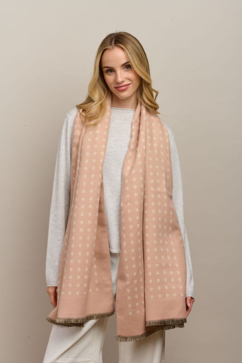 Tiger tree petite fleur scarf Pink LittleLintons