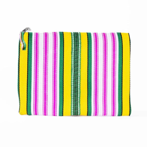 Parisian cool clutch Pink yellow LittleLintons