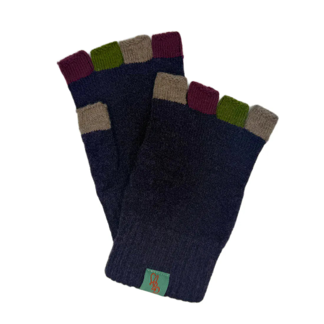 Fingerless gloves Purple LittleLintons