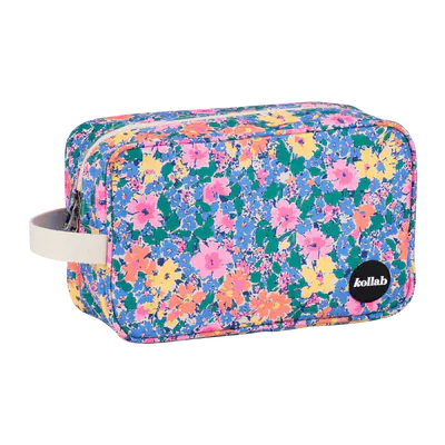 Kollab travel pouch Rainbow floral Kollab