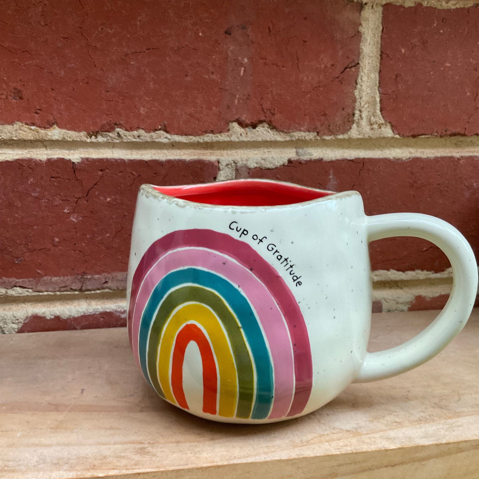 Rainbow mugs Rainbow gratitude LittleLintons