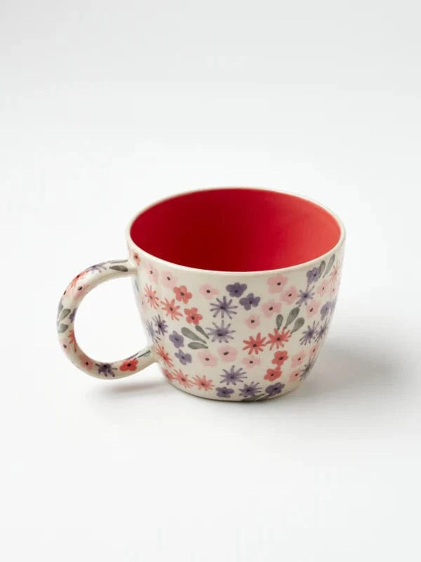 Ditsy cups Rasberry LittleLintons