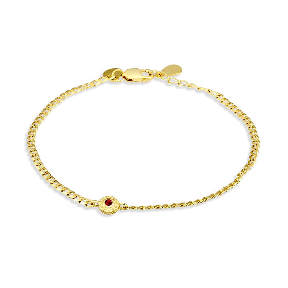 Mini disk bracelet Red LittleLintons