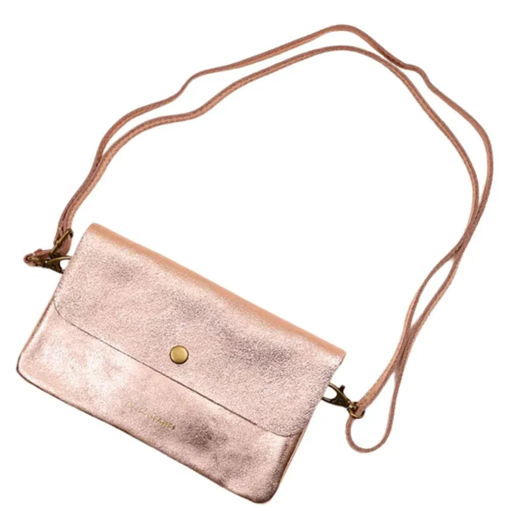 Maison metallic Cross body bag Rose gold LittleLintons