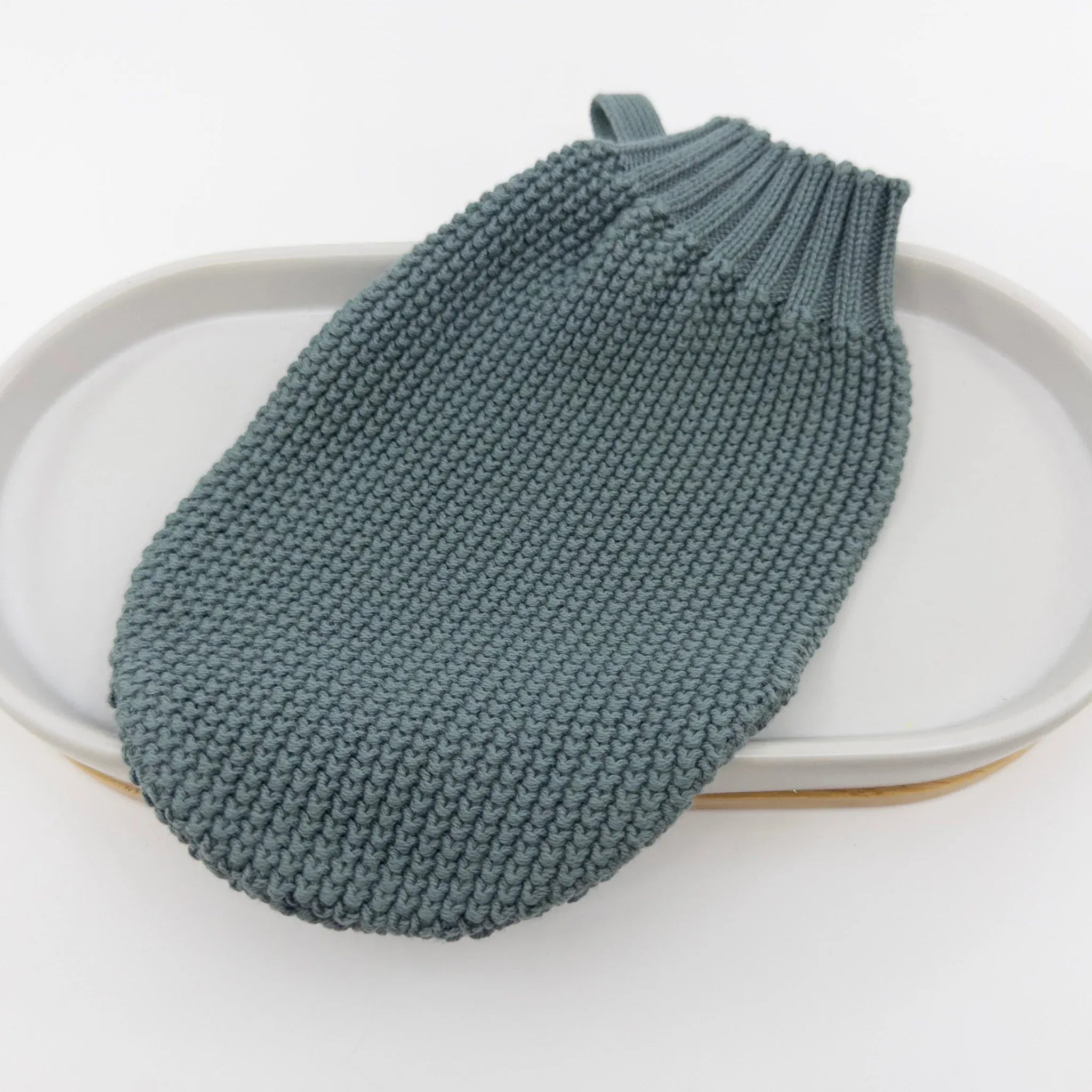 Ecovask wash mits Sea foam LittleLintons