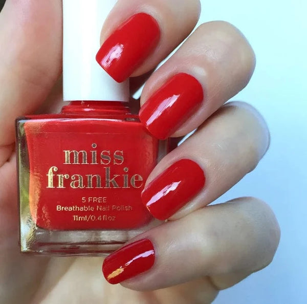 Miss Frankie nail polish Send hearts racing LittleLintons