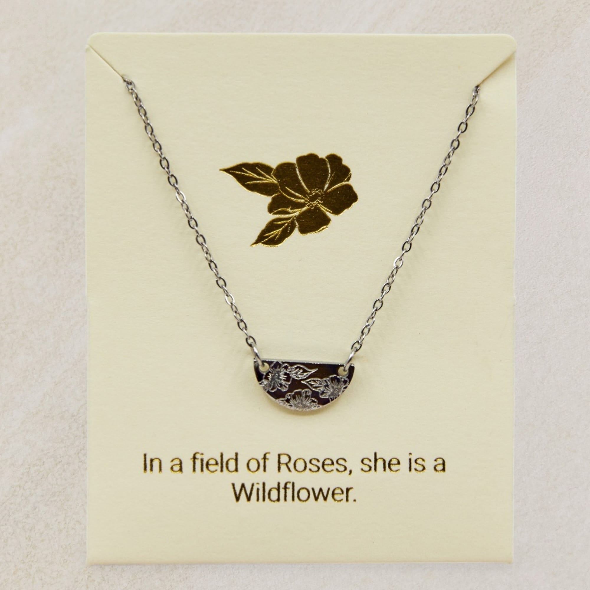 Inspiration necklace Silver blossom LittleLintons