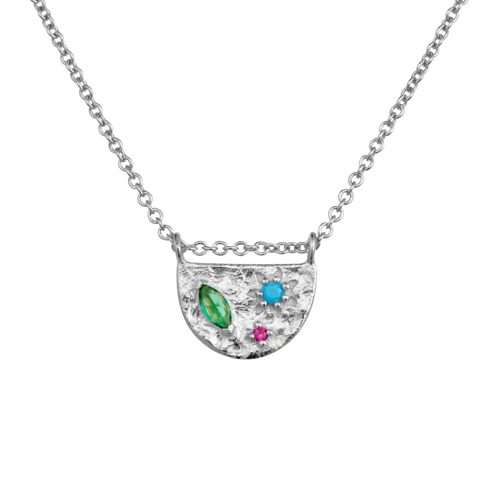 Gem  necklace Silver LittleLintons