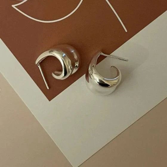 Origins bell earrings silver LittleLintons