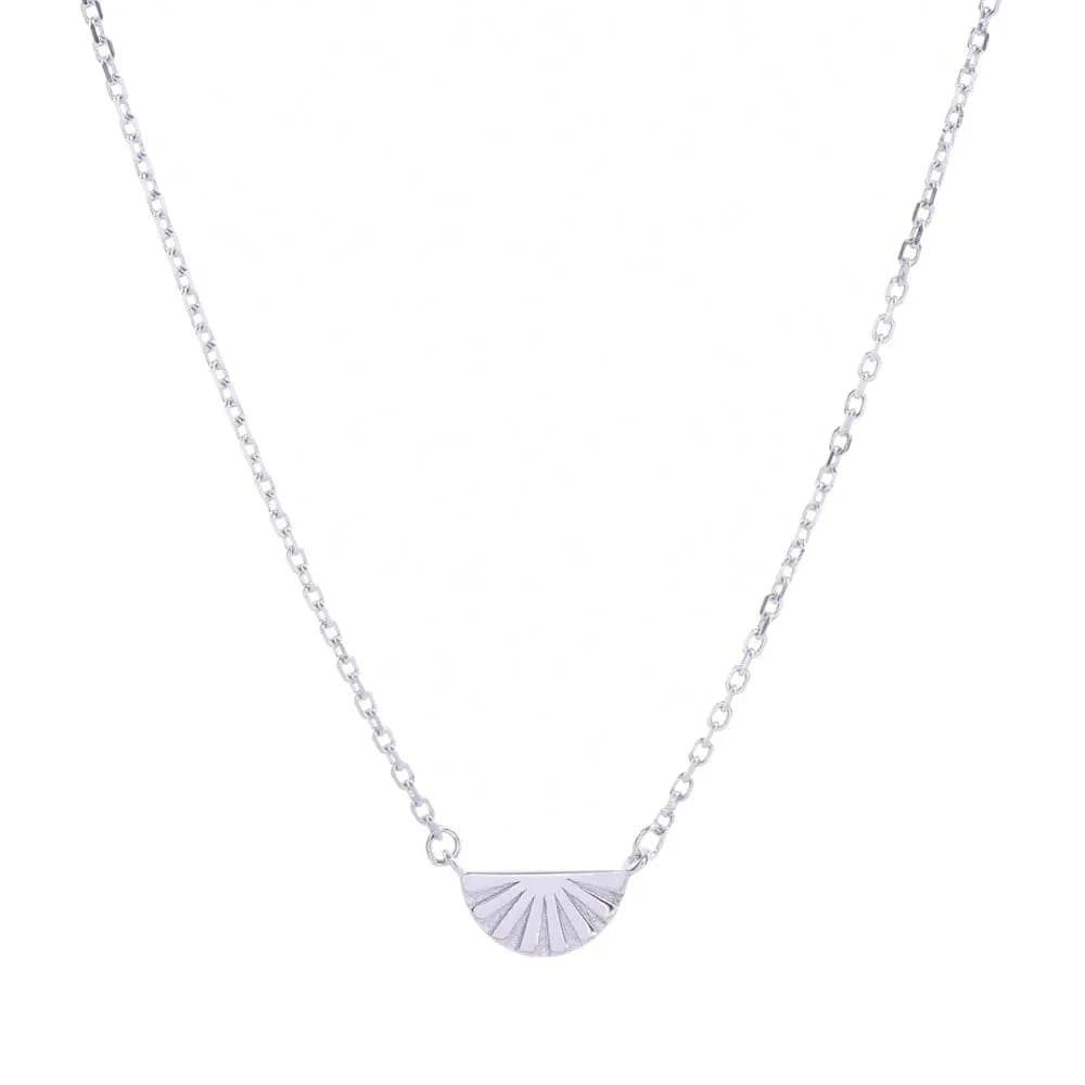 Rising sun necklace Silver LittleLintons