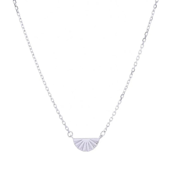 Rising sun necklace Silver LittleLintons