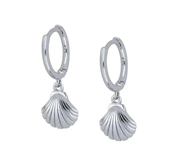 Shell lover earrings Silver LittleLintons