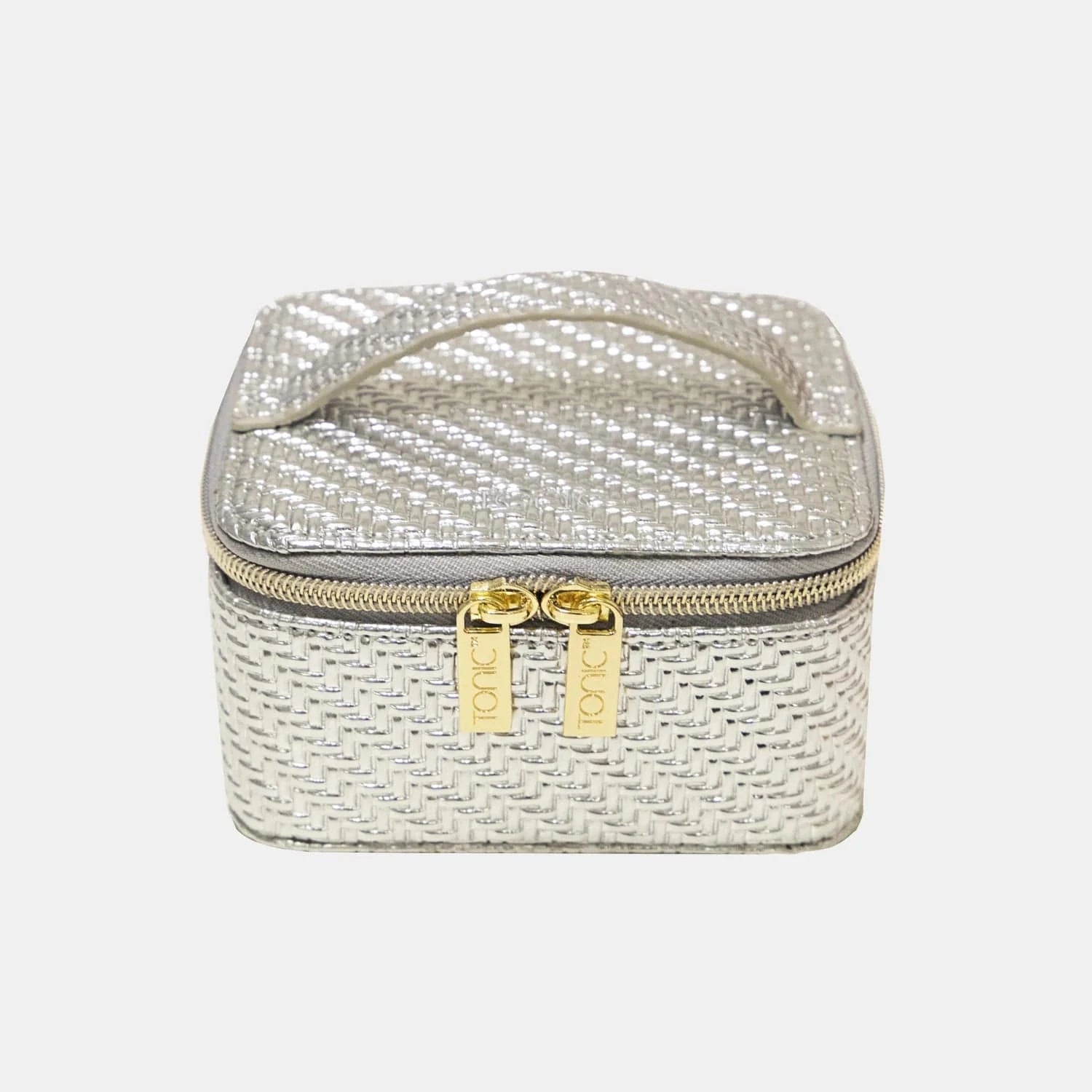 Tonic herringbone jewellery cube Silver LittleLintons