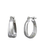 Twin hoop  Earrings silver LittleLintons