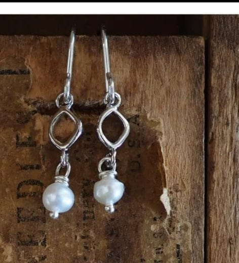 Paird Nymph pearl earrings Silver Paird