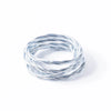 The authentic Buddhist bangles Silver twist M LittleLintons