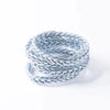 The authentic Buddhist bangles Silver weave M LittleLintons