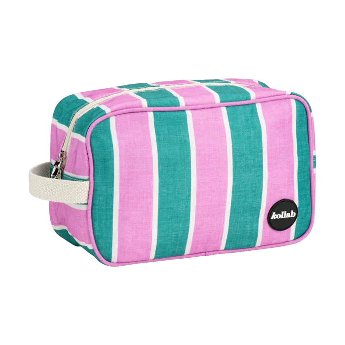 Kollab travel pouch Spring stripe Kollab