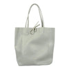 Maison leather tote Steel Lrg LittleLintons