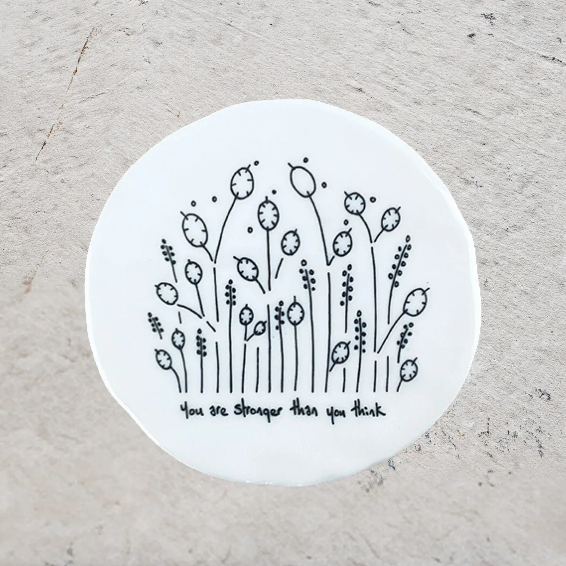 Message Coasters Stronger LittleLintons