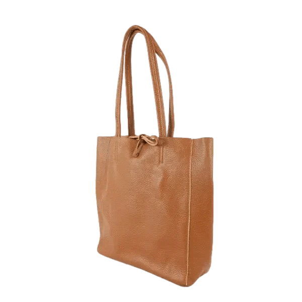 Maison leather tote Tan med LittleLintons