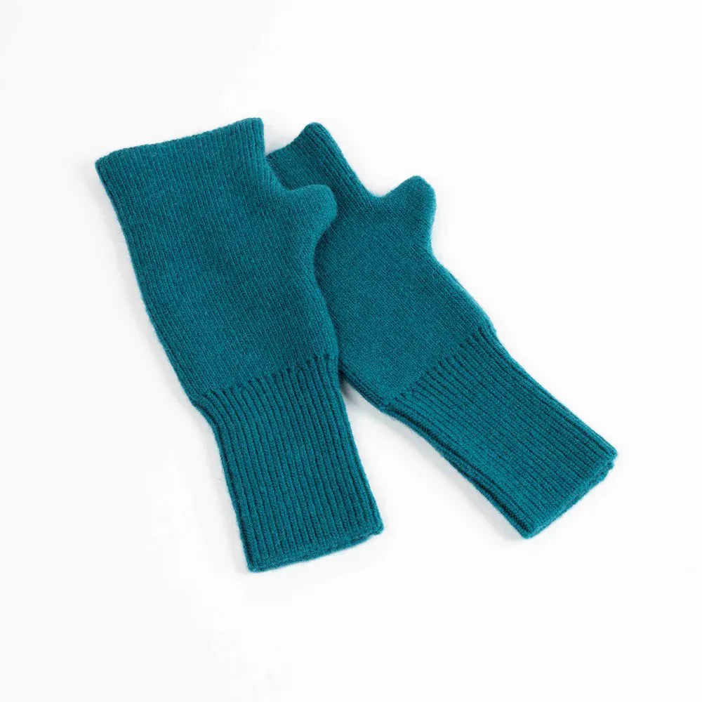 Maison Fanli mittens Teal LittleLintons