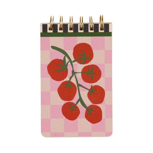 Paddy wax spiral notepad Tomato LittleLintons