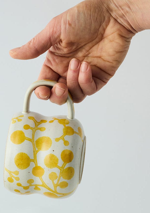 Angus Celeste bushland mug Wattle LittleLintons