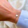 Motu french wristlet White heart LittleLintons