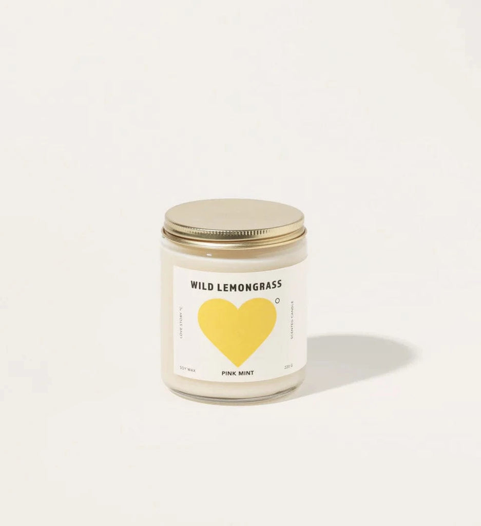 Pink mint Candles Wild lemongrass LittleLintons