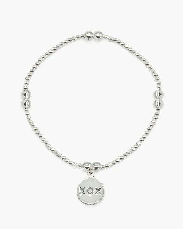 Silver  charm bracelets XOX LittleLintons