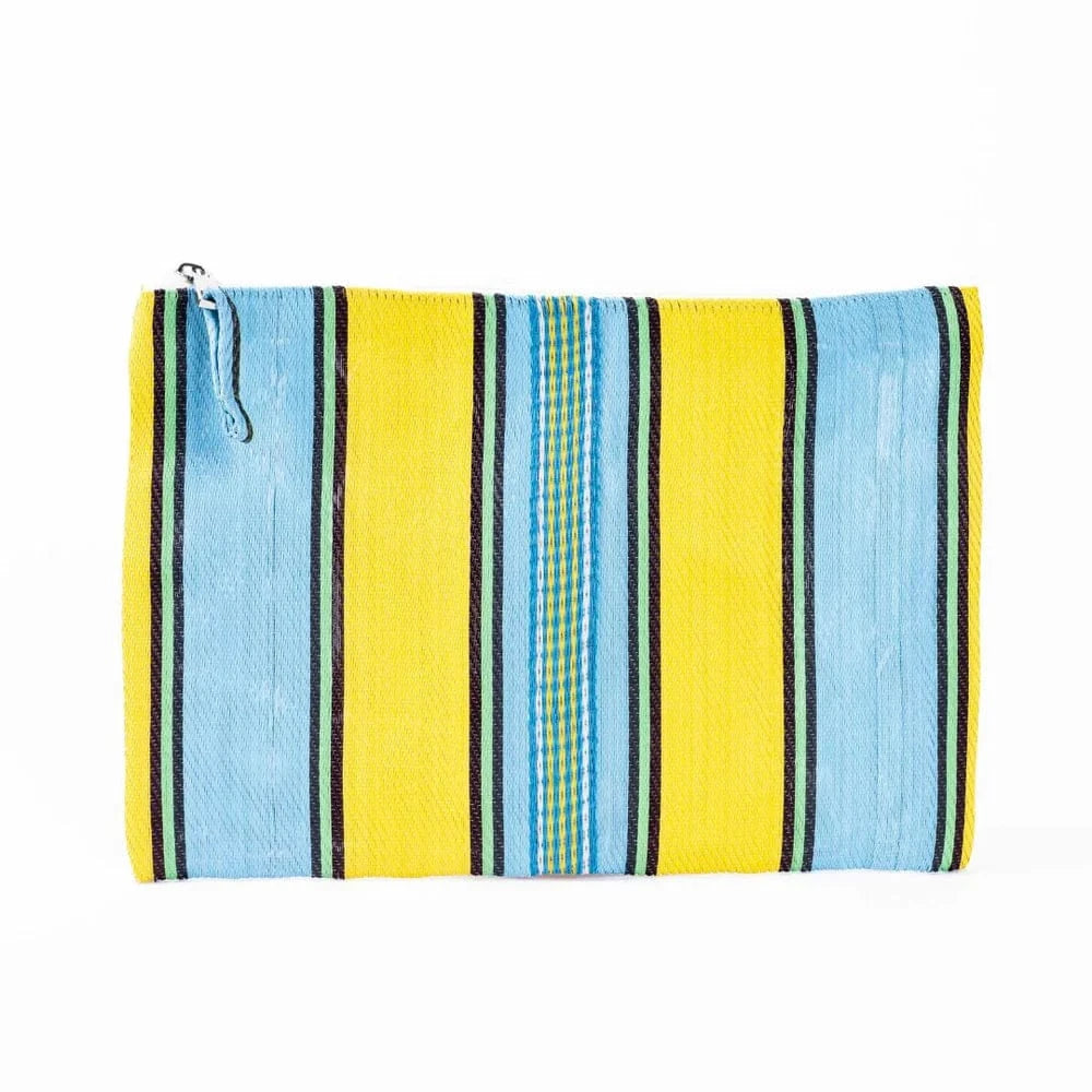 Parisian cool clutch Yellow aqua LittleLintons
