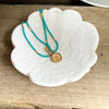 Mini oracles necklace Aqua star LittleLintons
