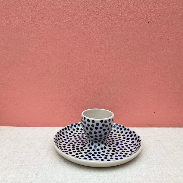 Chino egg cup Blue LittleLintons